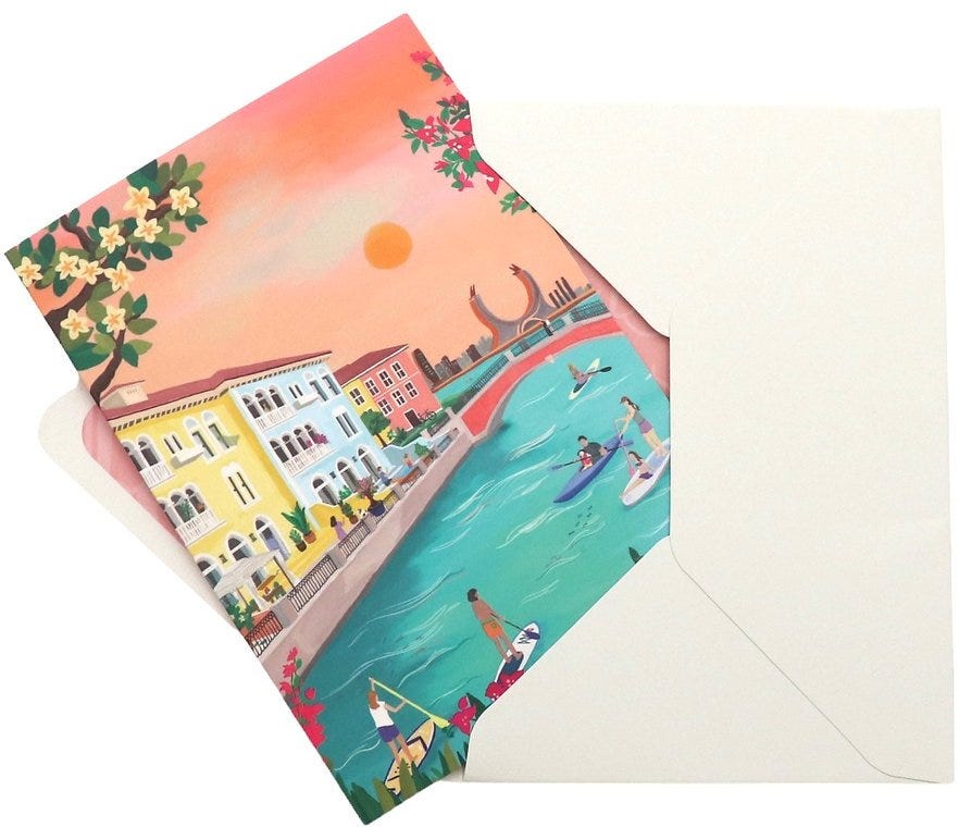 Qanat Quartier Notecard