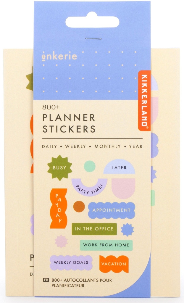 Kikkerland Planner Stickers FSC Mixed