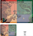 Harry Potter - Intricate Houses A4 (Desk Pad)