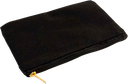 Small blank canvas cosmetic bag - Black