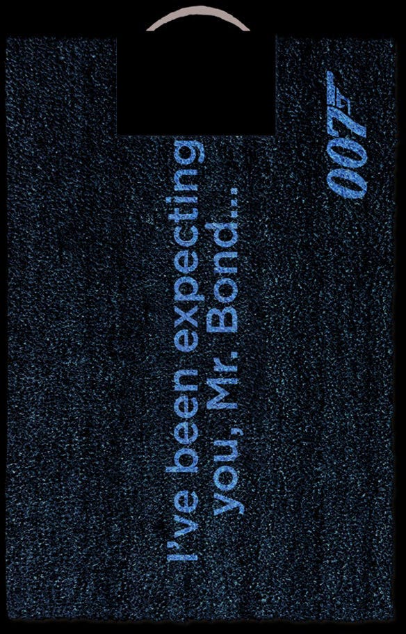 James Bond - I''Ve Been Expecting You (Doormat)