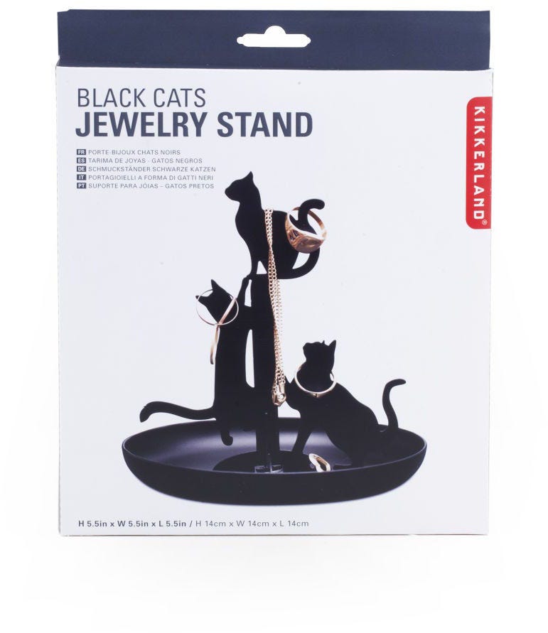 Black Cats Jewelry Holder