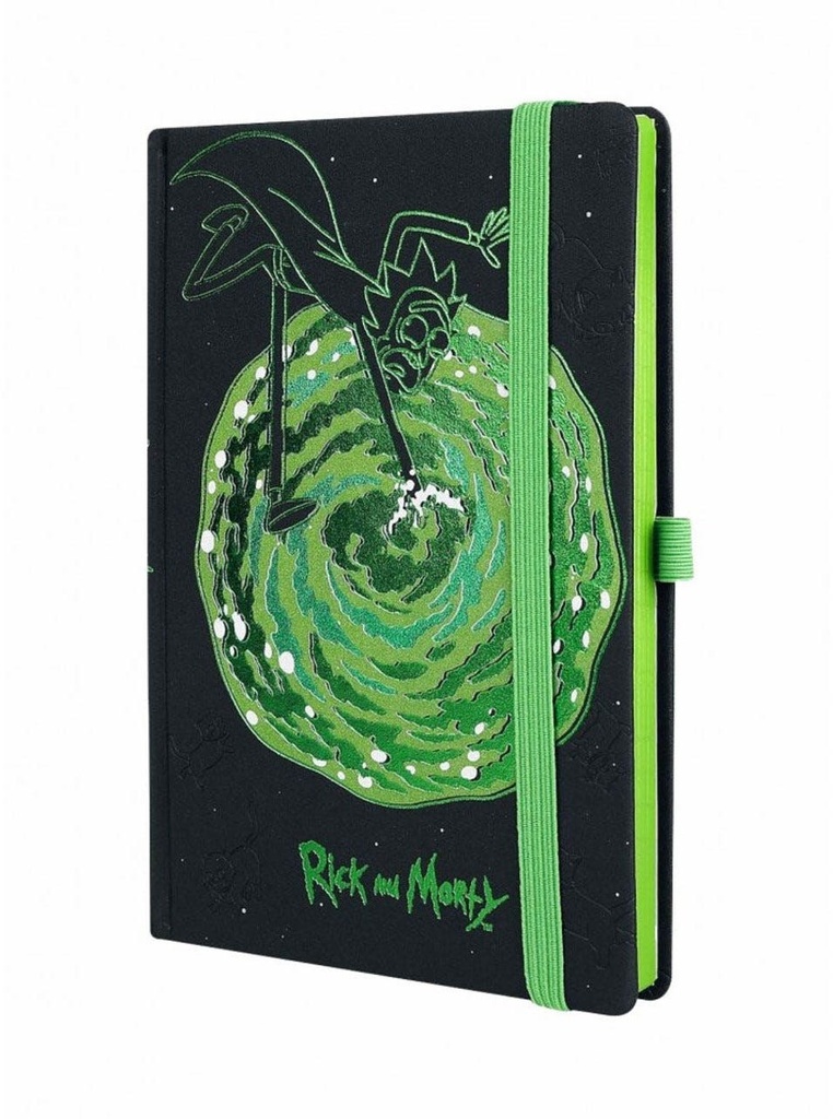 Rick And Morty - Portals (Premium A5 Notebook)