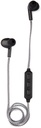 COTTON BRAIDED WIRELESS EARBUDS-BK