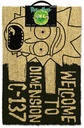 Rick And Morty - Dimension C-137 Black (Doormat)