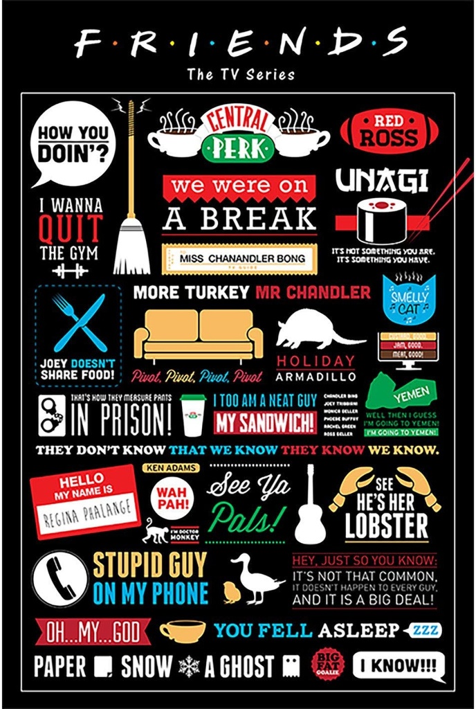 Friends - Infographic (Maxi Posters)