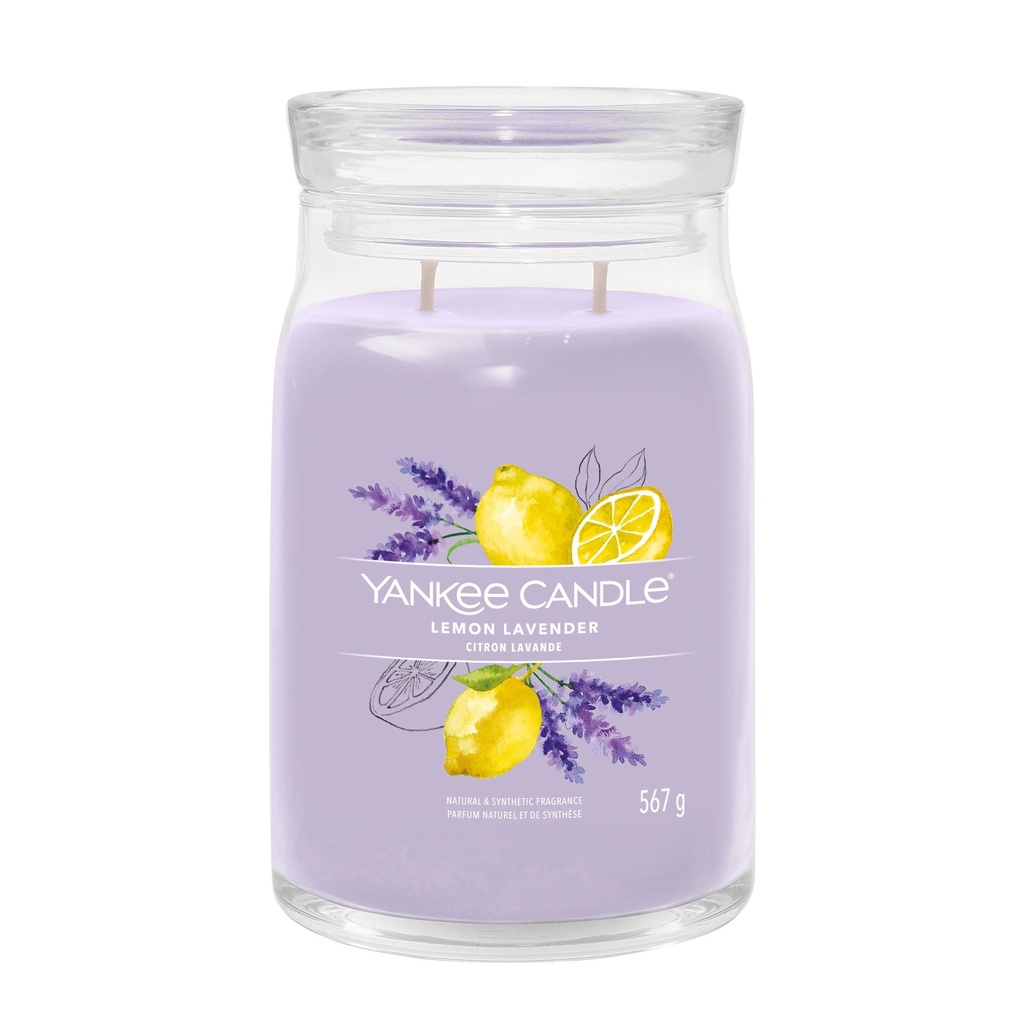 Signature Large Jar Lemon Lavender