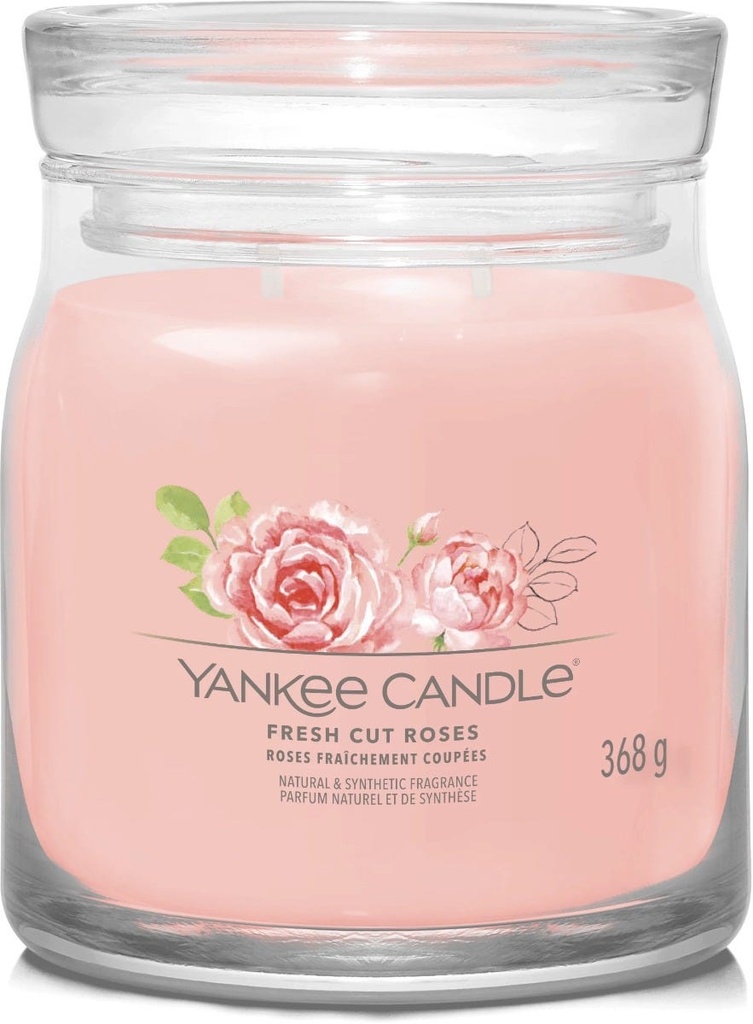 Signature Medium Jar Fresh Cut Roses