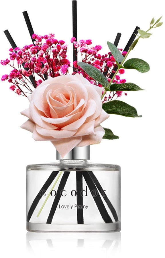 Cocodor Rose Flower Diffuser 200ml(6.7Oz)/Lovely Peony