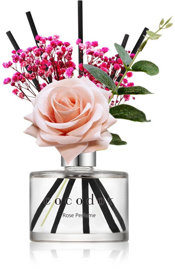 Cocodor Rose Flower Diffuser 200ml(6.7Oz)/Rose Perfume