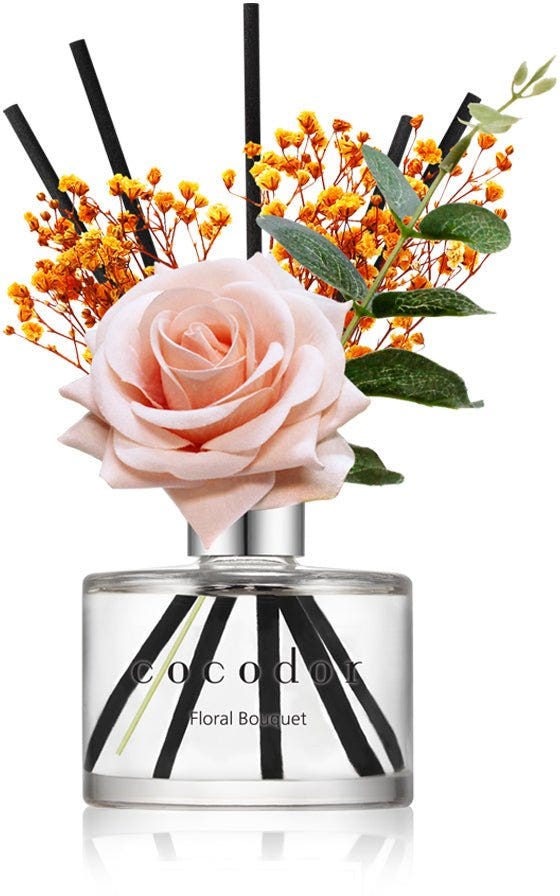 Cocodor Rose Flower Diffuser 200ml(6.7Oz)/Floral Bouquet