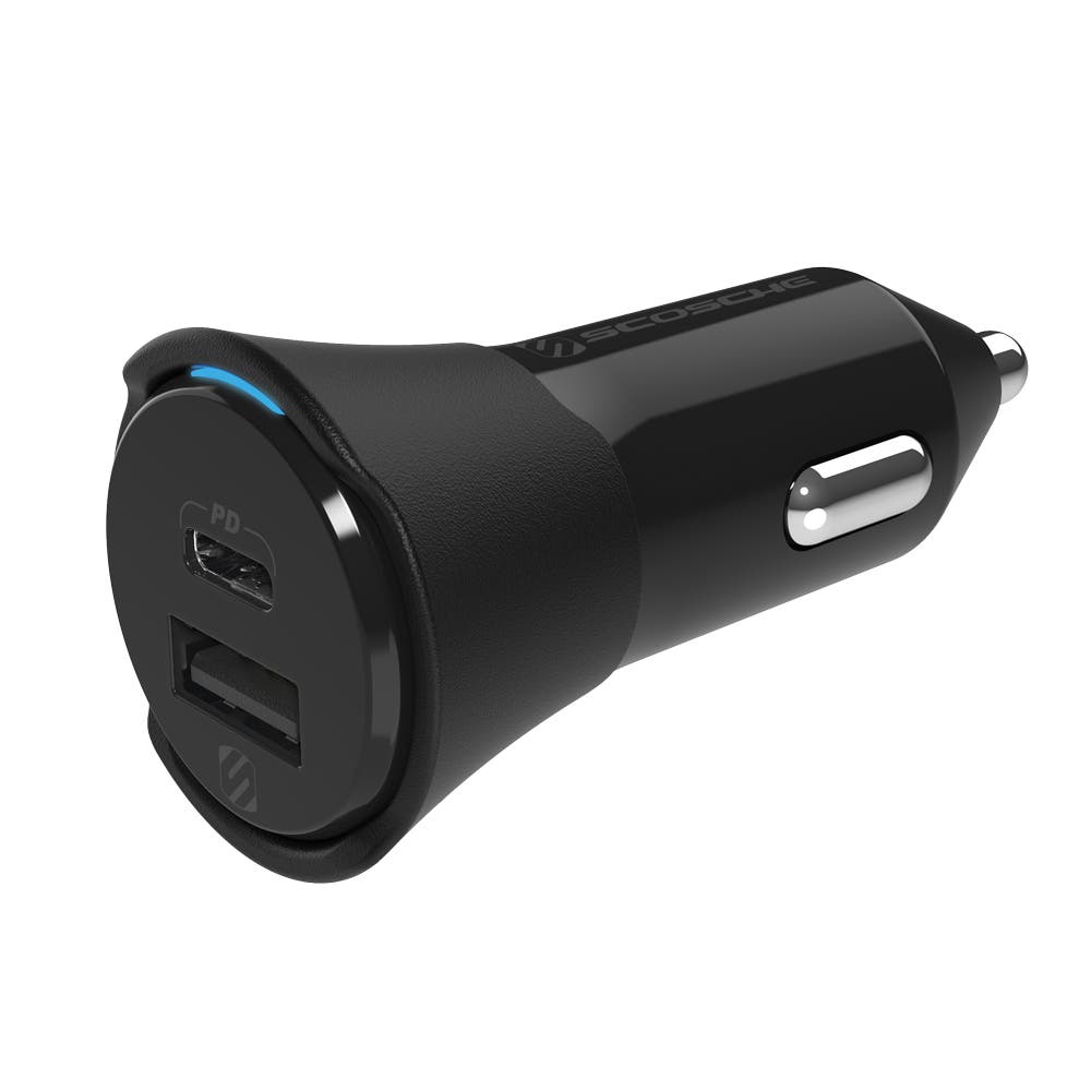 Scosche Dual Port Usb-C & Usb A Car Charger (Cpdca32)