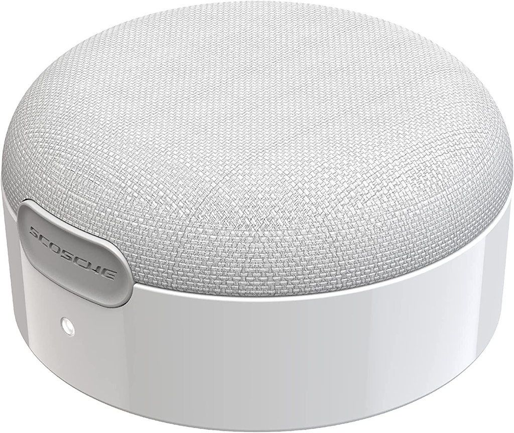 Scosche BTMSS-SP BoomCanMS Portable Magsafe True Wireless Bluetooth Speaker White