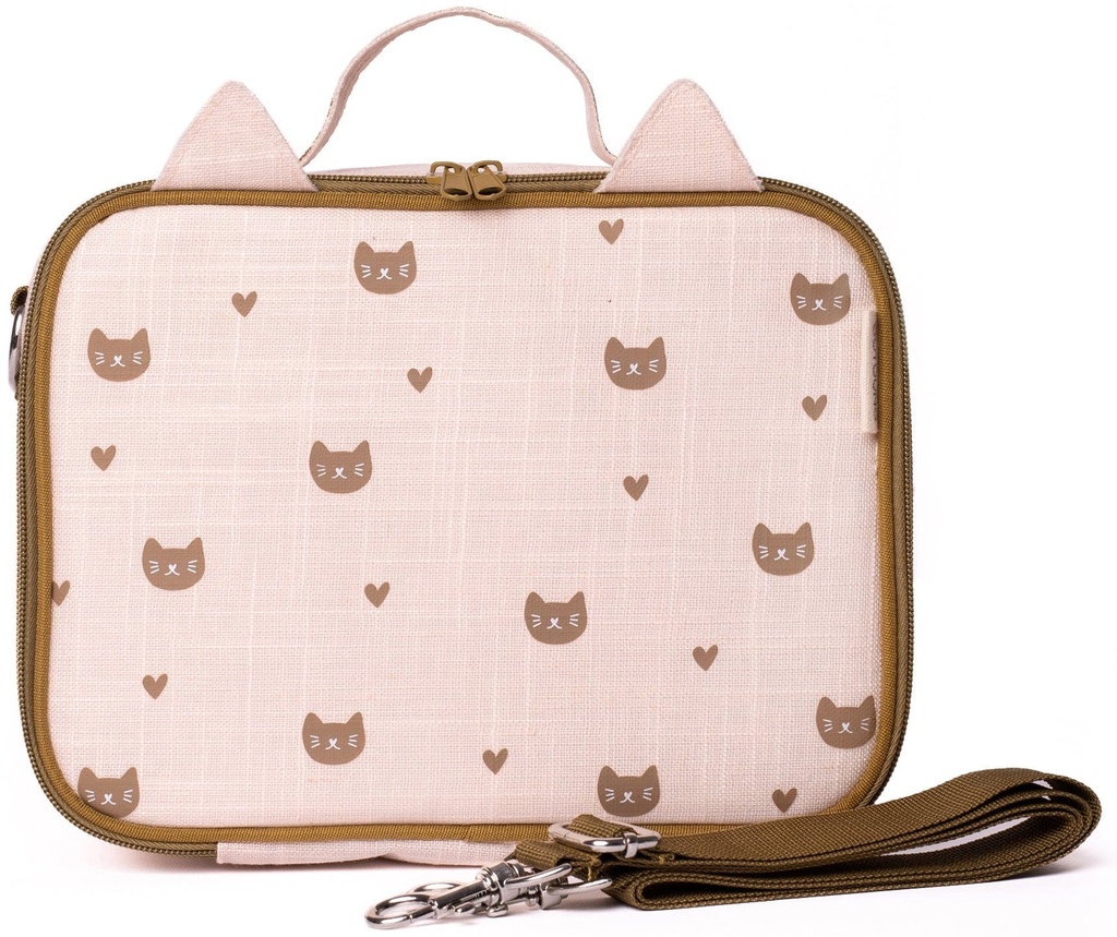Lunch Bag Cat Ears Pink
