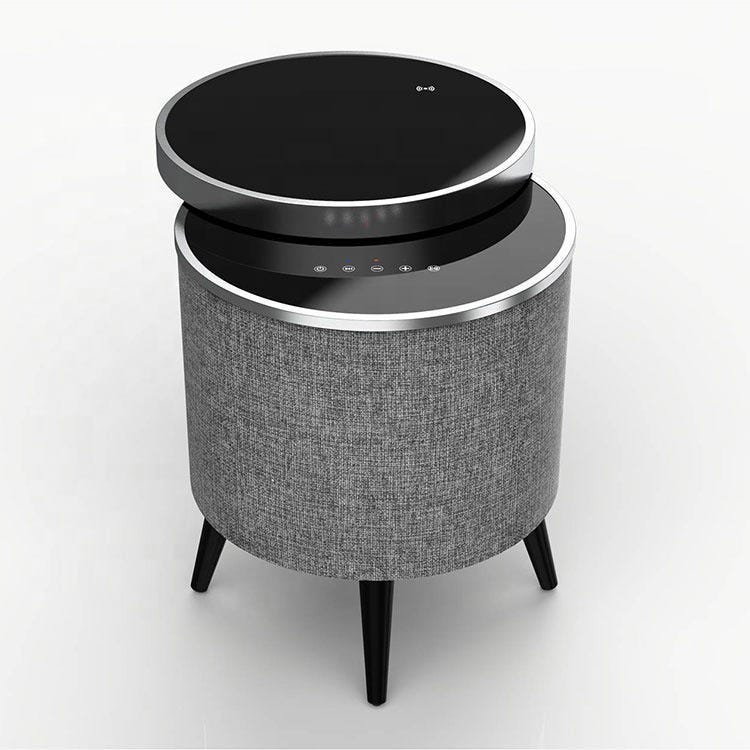 Side Table Bt-Z5 (Black Glass)