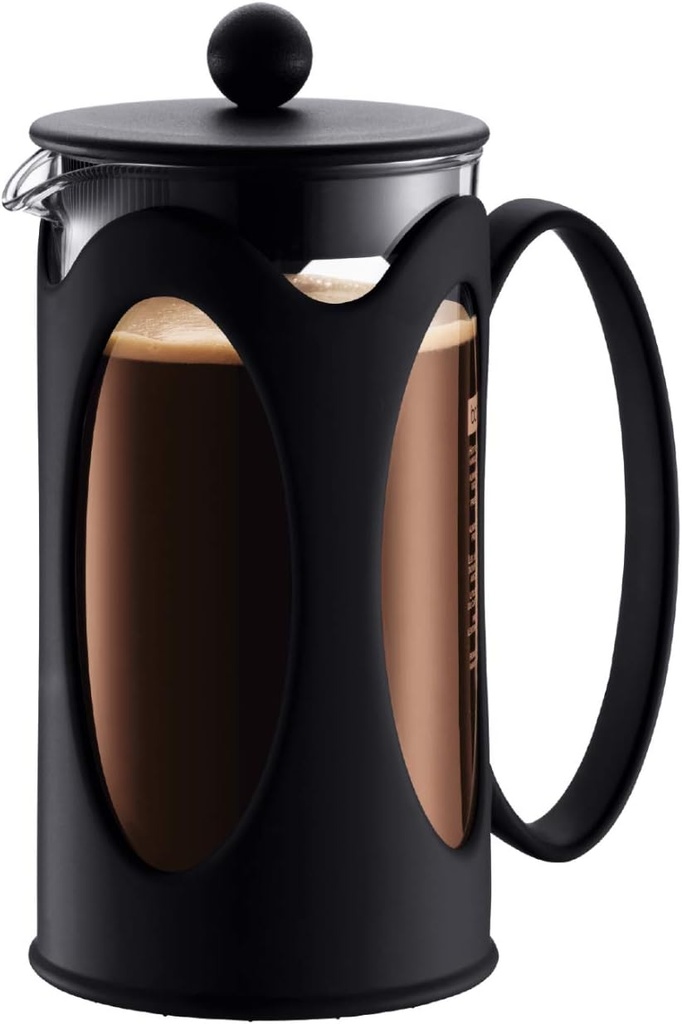 Kenya French Press 1L Curved Blk