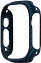 Pitaka Carbon Fiber Air Case for Apple Watch Ultra/Ultra2 ï¼ˆ49mm ) Black/Blue (Twill)
