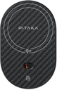 Pitaka MagEZ Carbon Car Mount Pro 2 Qi2-fast wireless charging and NFC functionality-Black