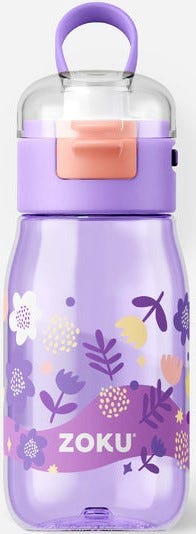 Zoku Purple Kids Flip Gulp Bottle 475ml