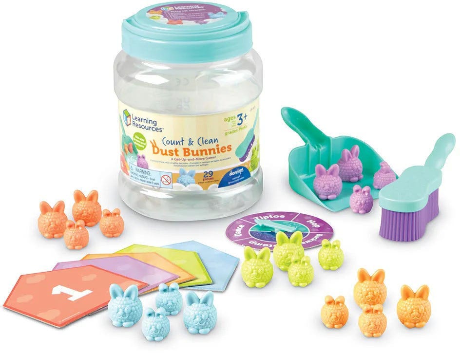 Count & Clean Dust Bunnies