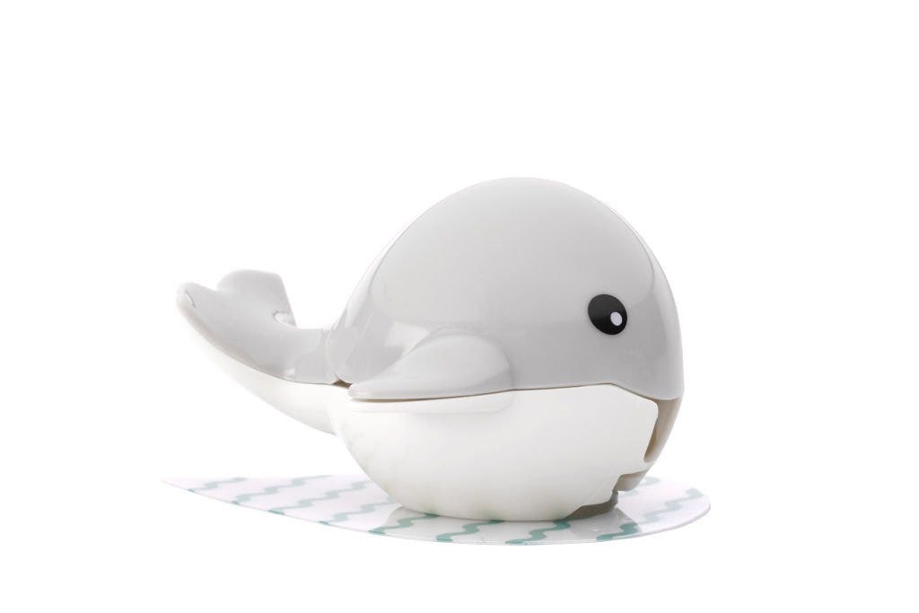 WHALE TOOTHBRUSH HOLDER GRAY/BLUE HH26-A