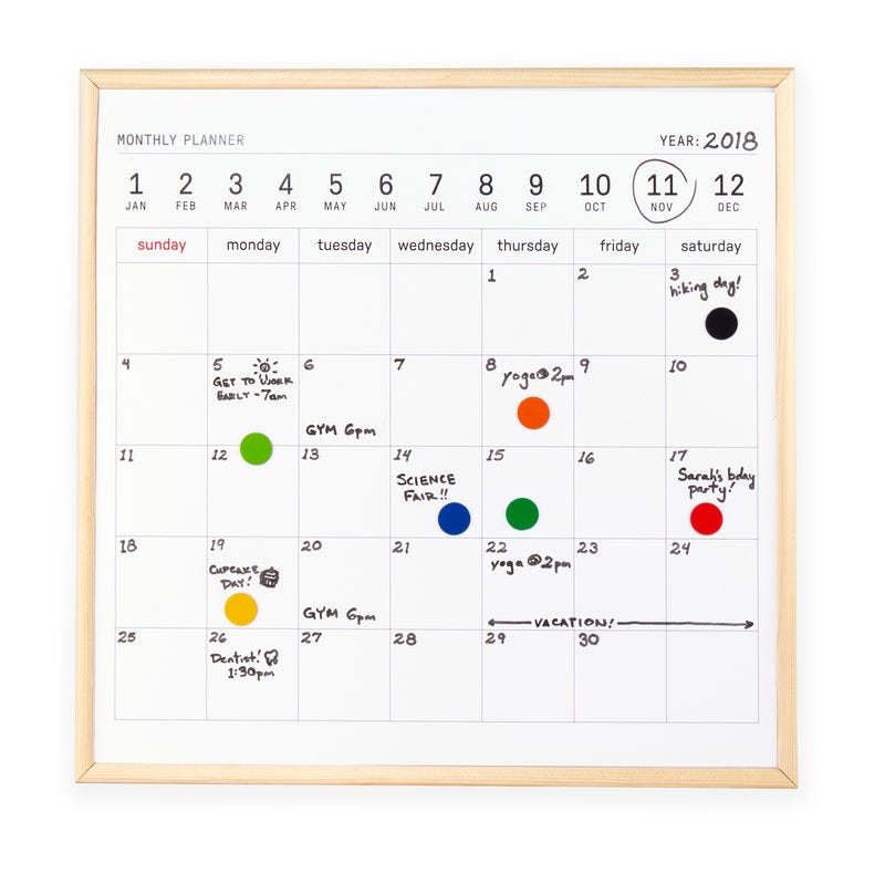 Kikkerland White Board Calendar
