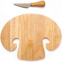 Mushroom Cutting Board & Knife