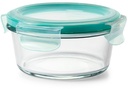 OXO 2 Cup Smart Seal Glass Round Container