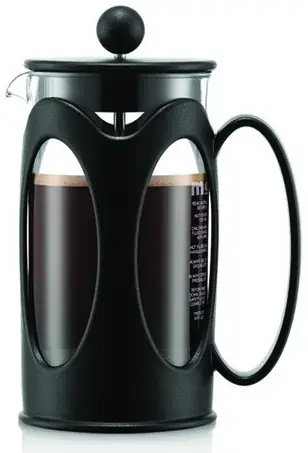 Kenya French Press 0.35L Curved Blk