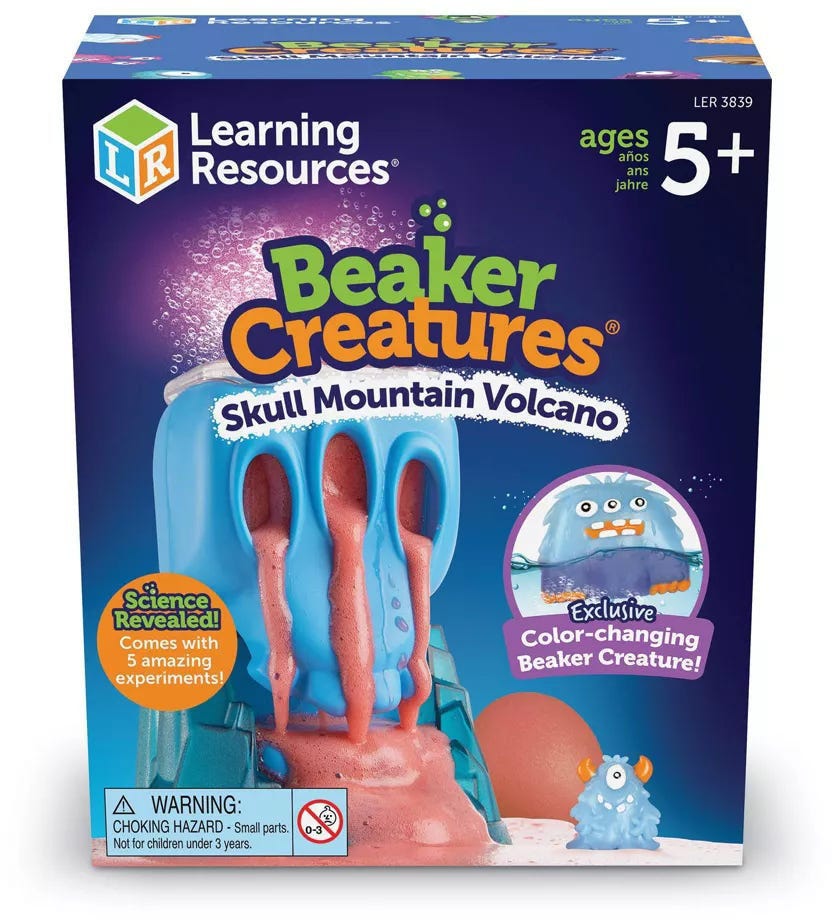 Beaker Creatures ® Skull Mountain Volcano