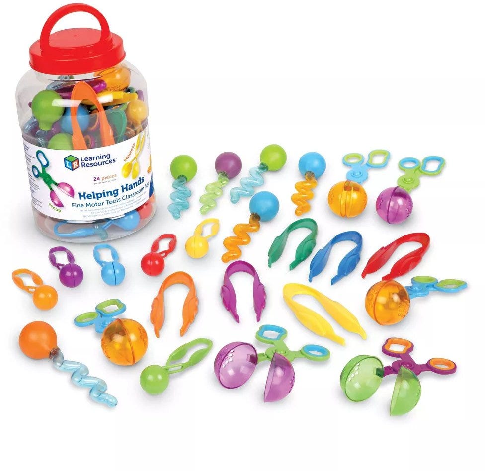 HELPING HANDS FINE MOTOR TOOLS CLASSROOM SET