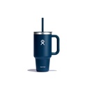 Travel Tumbler 950ml Indigo w/Straw