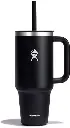 Travel Tumbler 1.2L Black w/ Straw