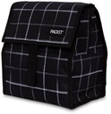 Lunch Bag Black Grid