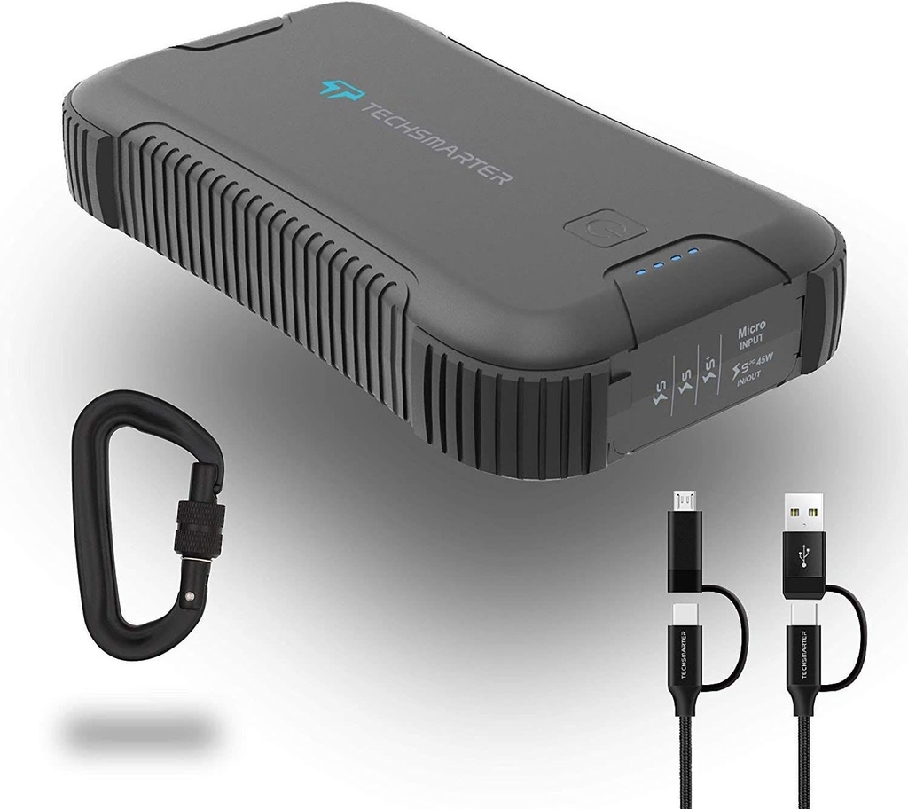 TSBar Rugged Powerbank 30000k Black