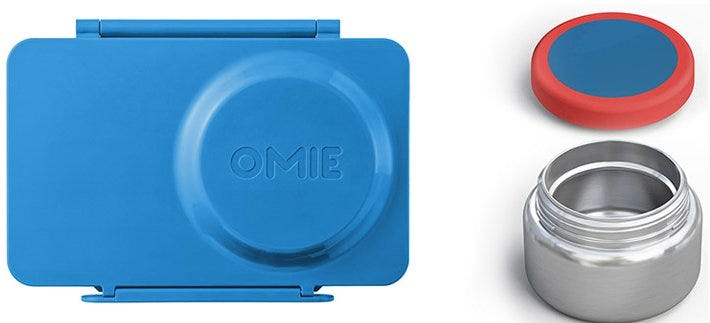 OmieBox Up Thermos 350ml Cosmic Blue