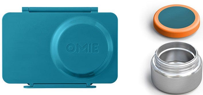 OmieBox Up Thermos 350ml Teal Green