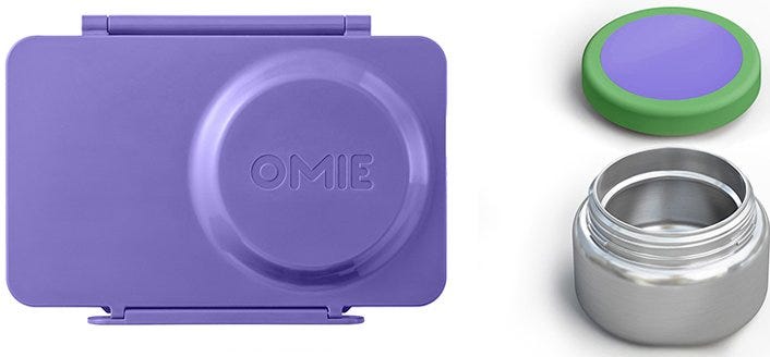 OmieBox Up Thermos 350ml Galaxy Purple