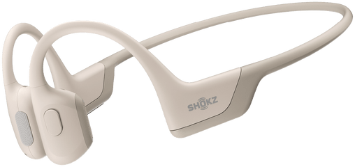 Shokz OpenRun Pro Bone Conduction Headphones Beige
