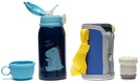 Water Bottle Insulated,450ML, Bonjour STD Sip Box - Blue Dinosaur