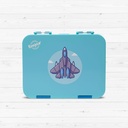 Lunch Box Bonjour Tiff Box Bento, 6/4 CMPT, Blue Jet