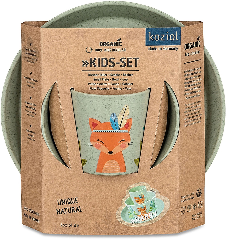 CONNECT HARRY SMALL PLATE + BOWL + CUP