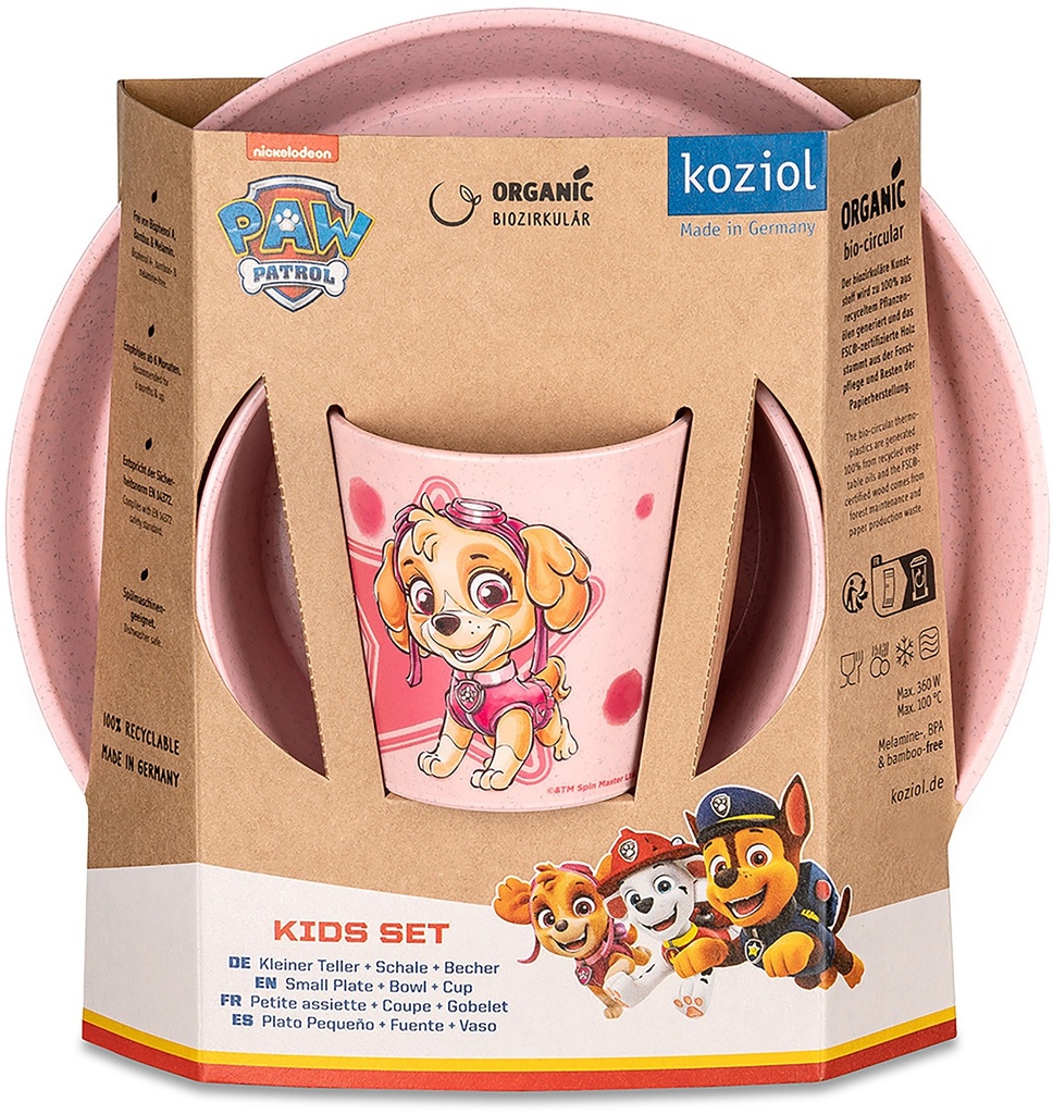 Connect Paw Patrol Small Plate + Bowl + Cup 8042715