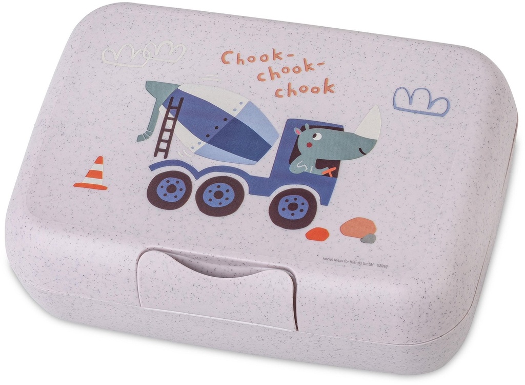 CANDY L TRUCKS LUNCH BOX WITH SEPARATION BOWL