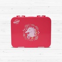 Lunch Box Bonjour Tiff Box Bento, 6/4 CMPT, Pink Unicorn