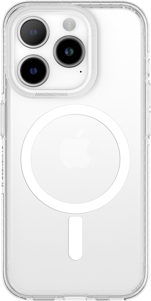 Amazing Thing Minimal Magsafe Drop Proof Case For iPhone 15 6.1 Pro 2023 Transparent