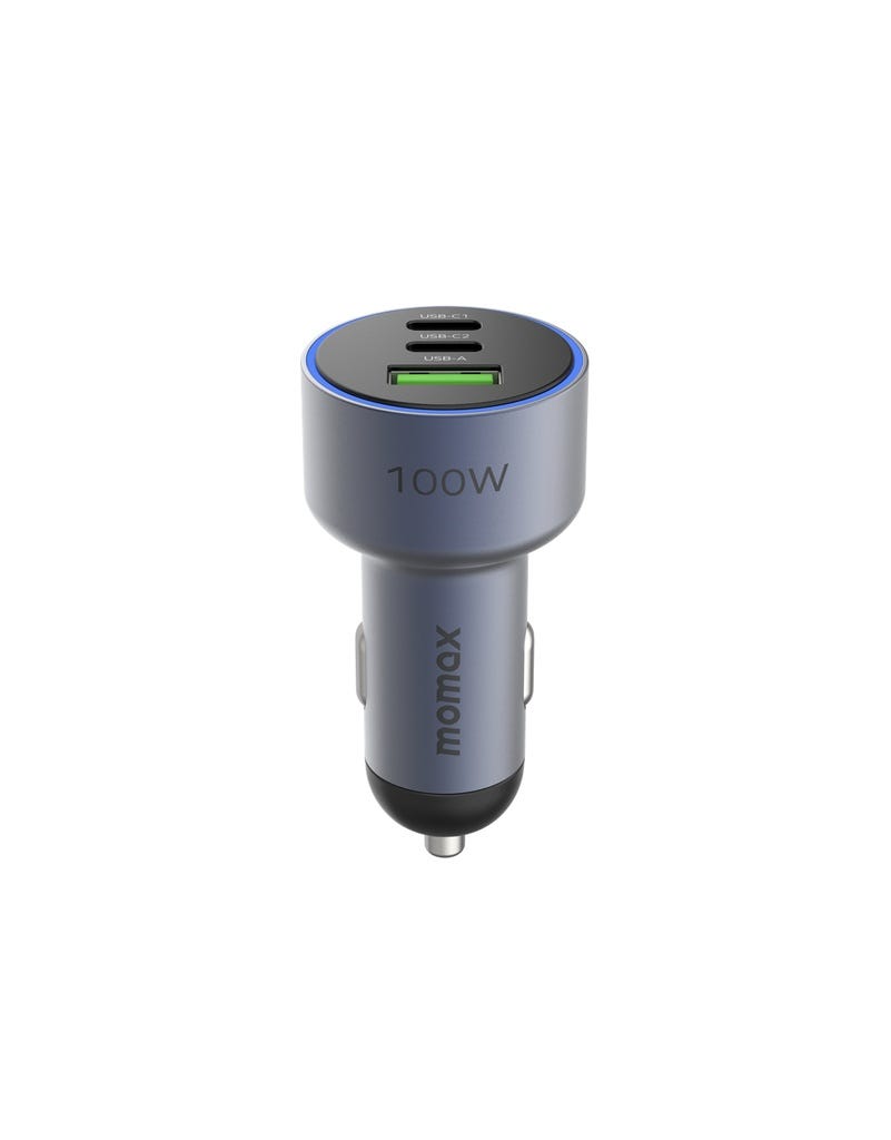 Momax Move 100W Triple Port Car Charger