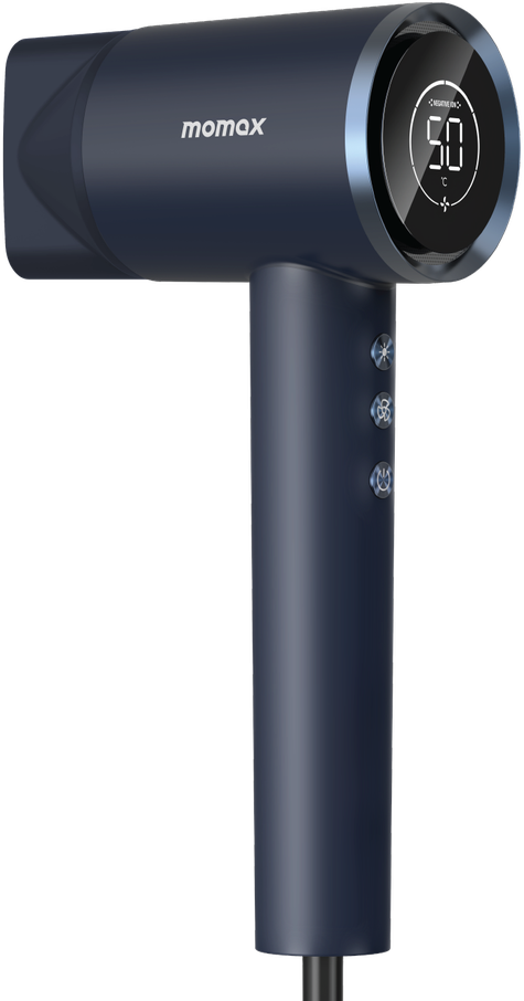 Momax Ultra Hair Ultra-Speed Ion Hair Dryer (Color: Blue)