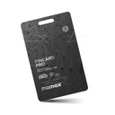 MOMAX PINCARD PRO APPLE FIND MY CERTIFIED TRACKER SUPPORT WIRELESS CHARGING (Color: BLACK)