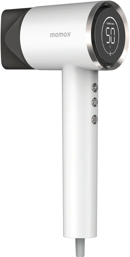 MOMAX ULTRA HAIR ULTRA-SPEED ION HAIR DRYER (Color: WHITE)